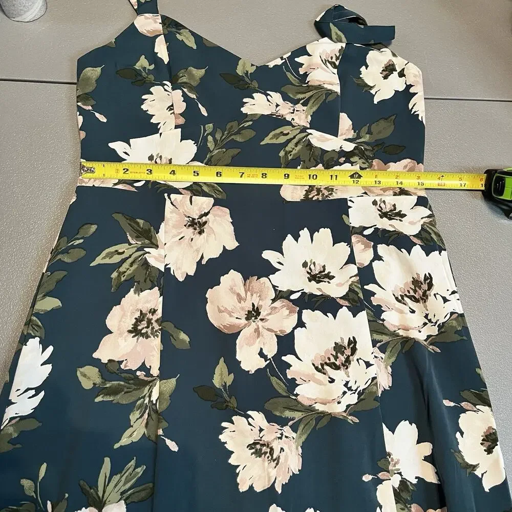 Abercrombie & Fitch Drama Tiered Romantic Maxi Dress Floral Empire waist NWT